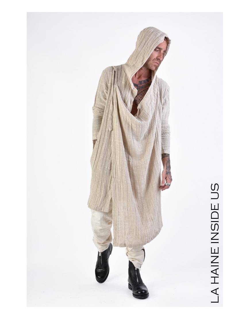 La haine inside us 3J LM164 CARDIGAN UNISEX U Beige Qualità Garantita