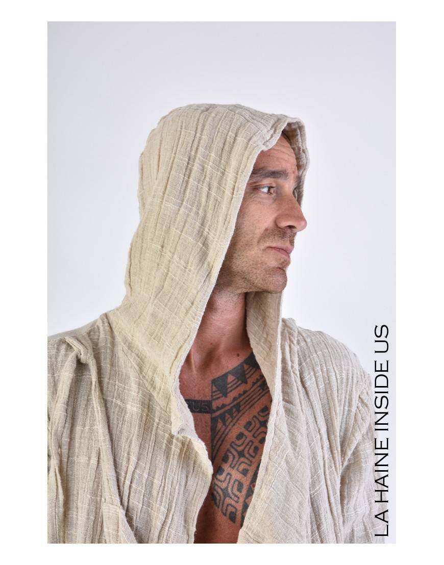 La haine inside us 3J LM164 CARDIGAN UNISEX U Beige Qualità Garantita