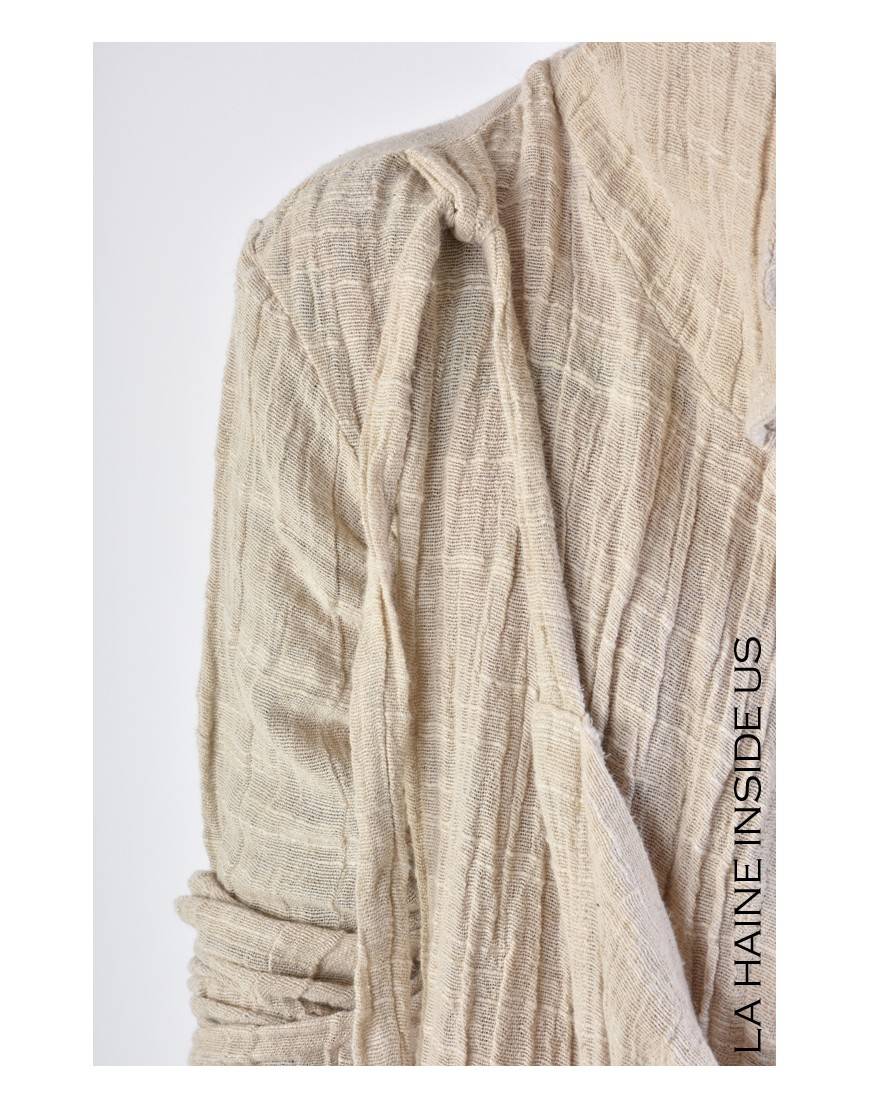 La haine inside us 3J LM164 CARDIGAN UNISEX U Beige Qualità Garantita