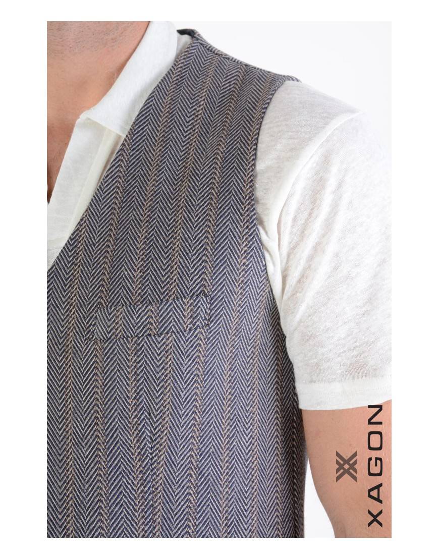 La haine inside us GILET 1PGLBRU Blu Nuova