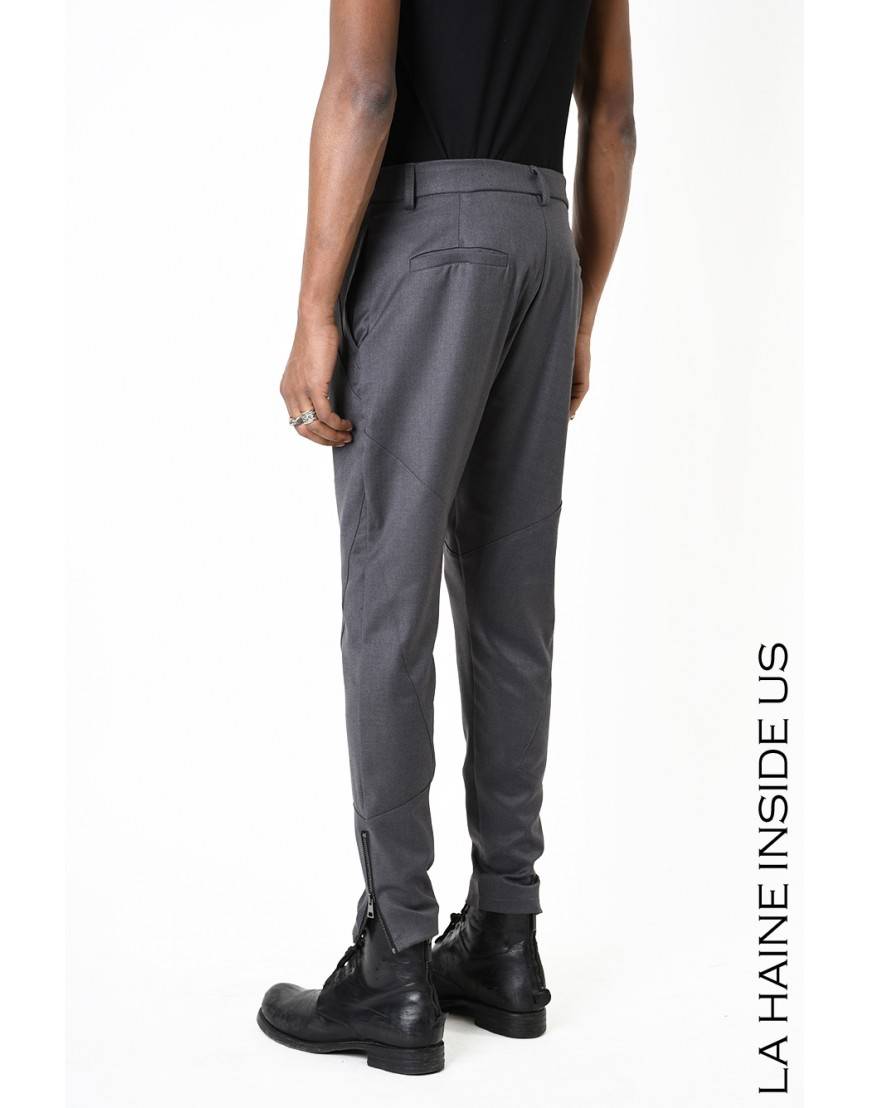 La haine inside us 3B LM198 PANTALONE Grigio Pezzi Unici
