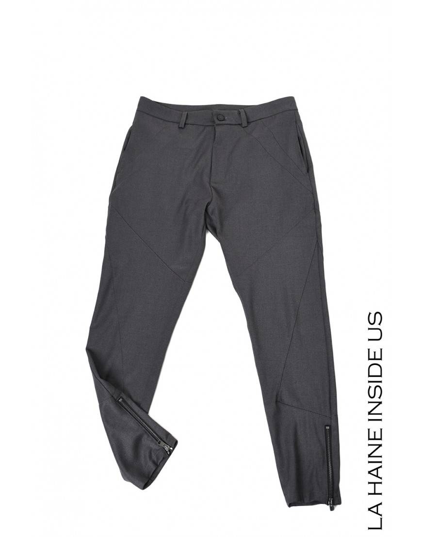 La haine inside us 3B LM198 PANTALONE Grigio Pezzi Unici