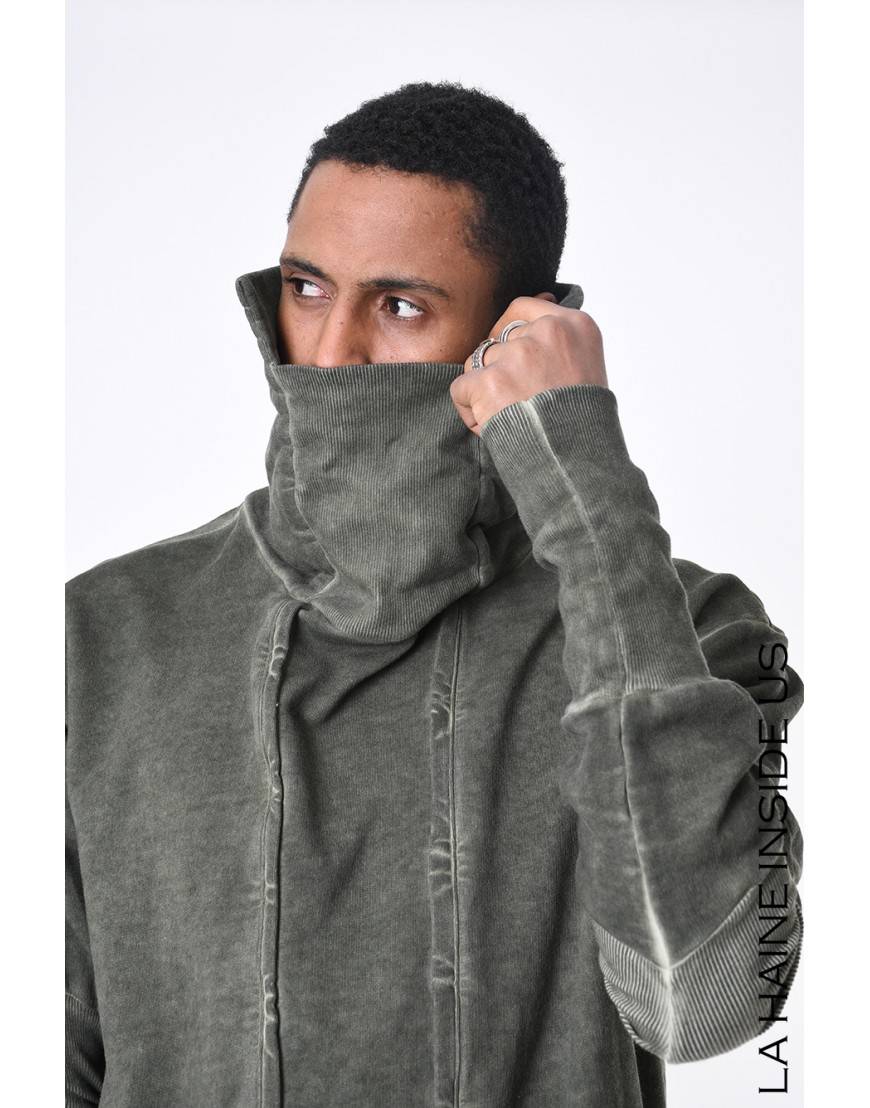 La haine inside us 3B LM200 FELPA Verde Consegna Veloce