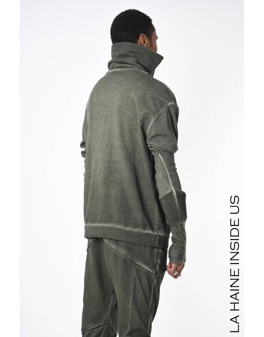 La haine inside us 3B LM200 FELPA Verde Consegna Veloce