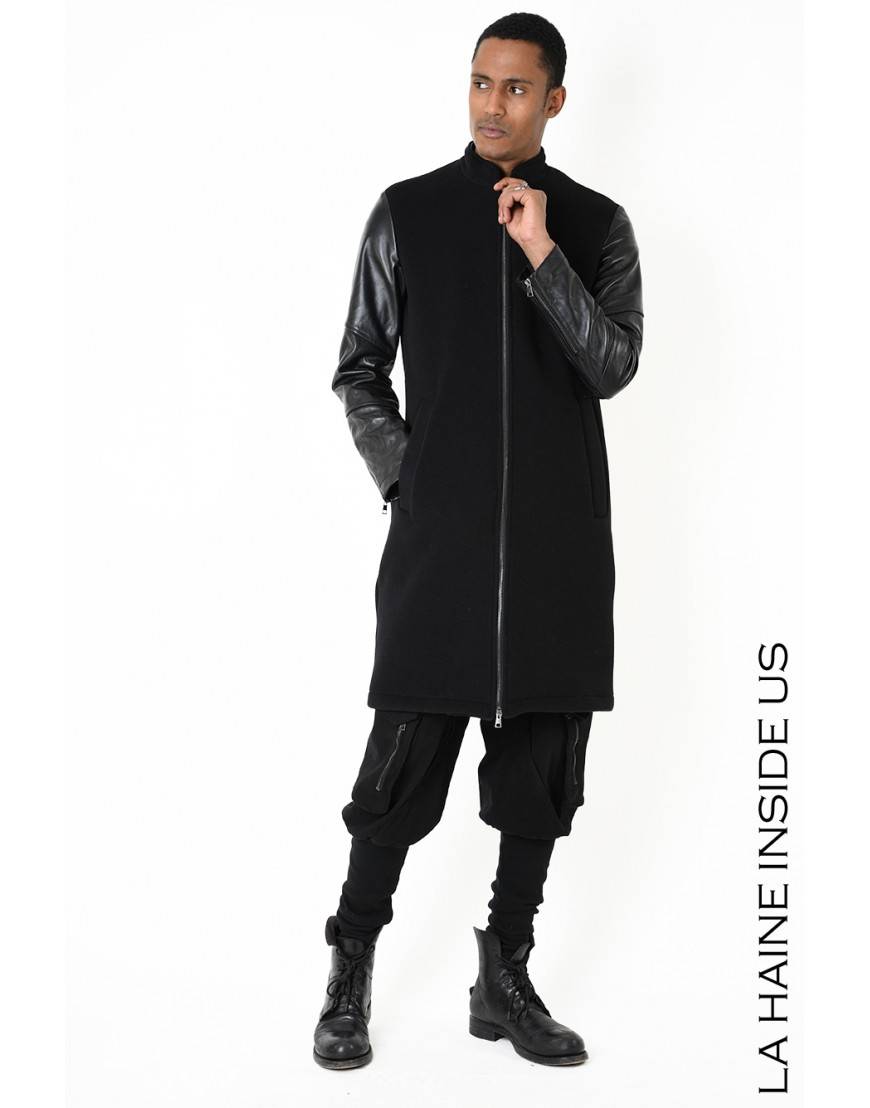 La haine inside us 3B LM183 CAPPOTTO Nero Economico