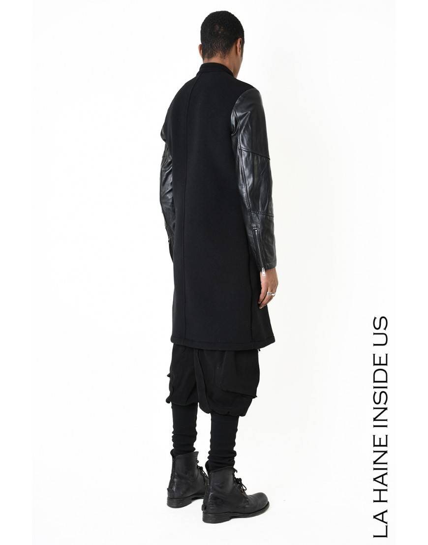 La haine inside us 3B LM183 CAPPOTTO Nero Economico