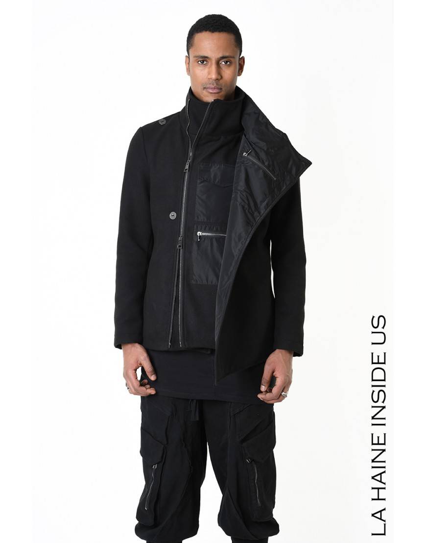 La haine inside us 3B LM185 CAPPOTTO Nero Online