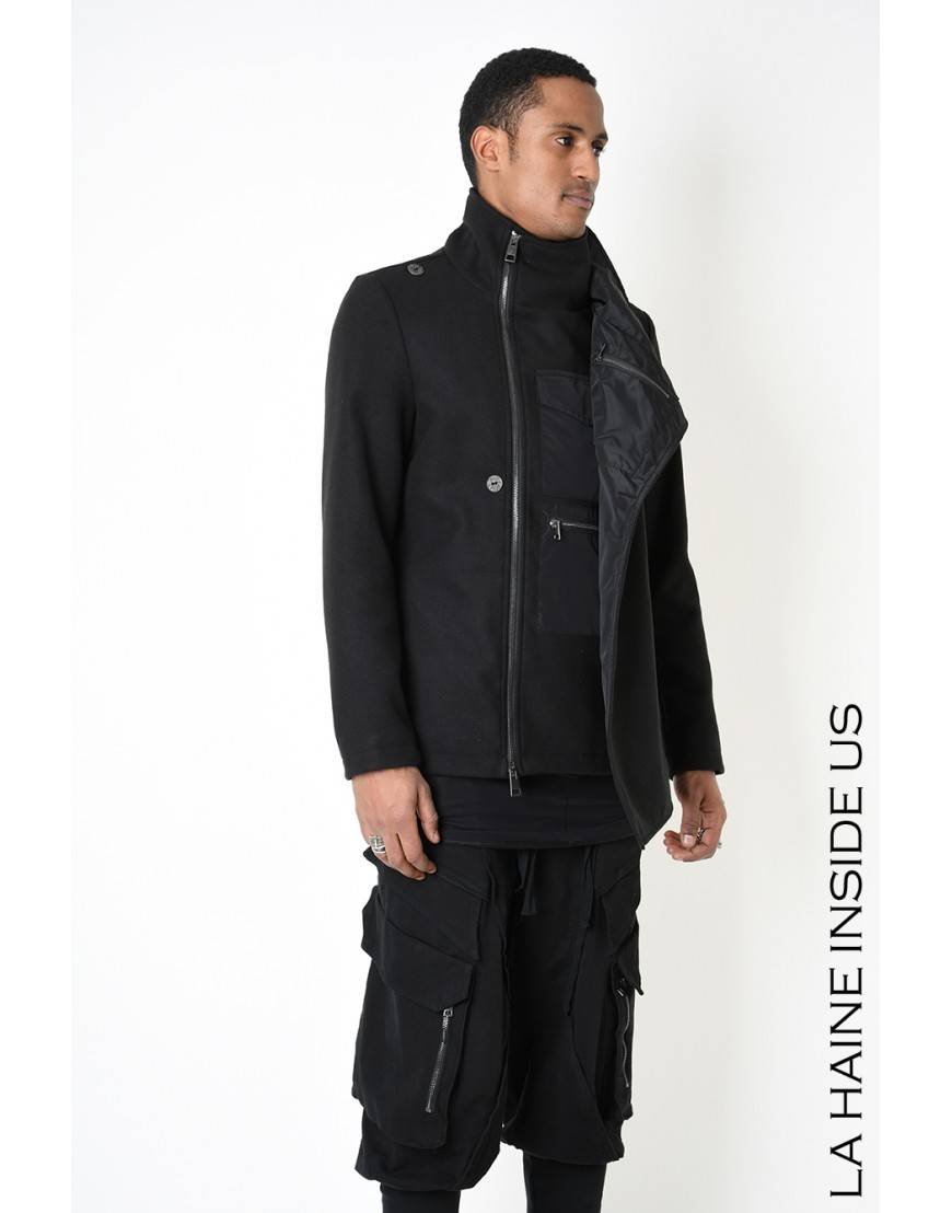 La haine inside us 3B LM185 CAPPOTTO Nero Online