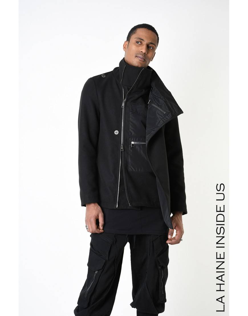 La haine inside us 3B LM185 CAPPOTTO Nero Online