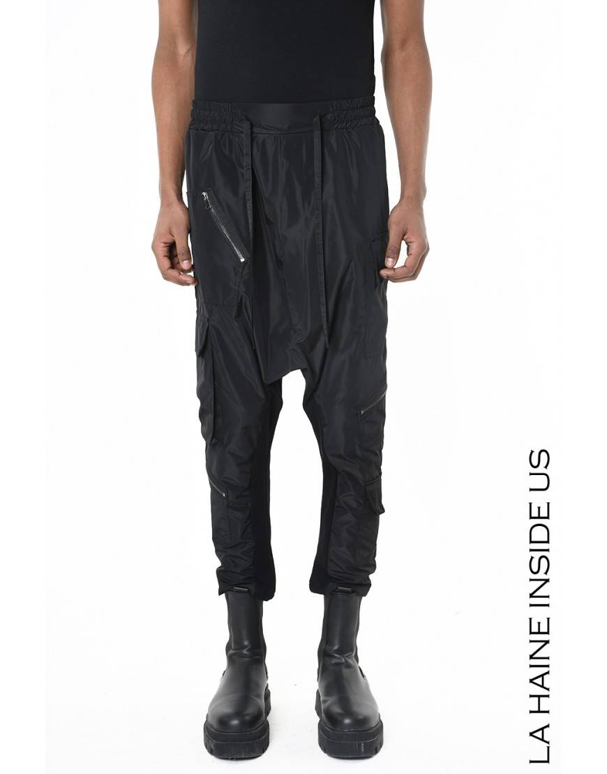 La haine inside us 3B LM189 PANTALONE Nero