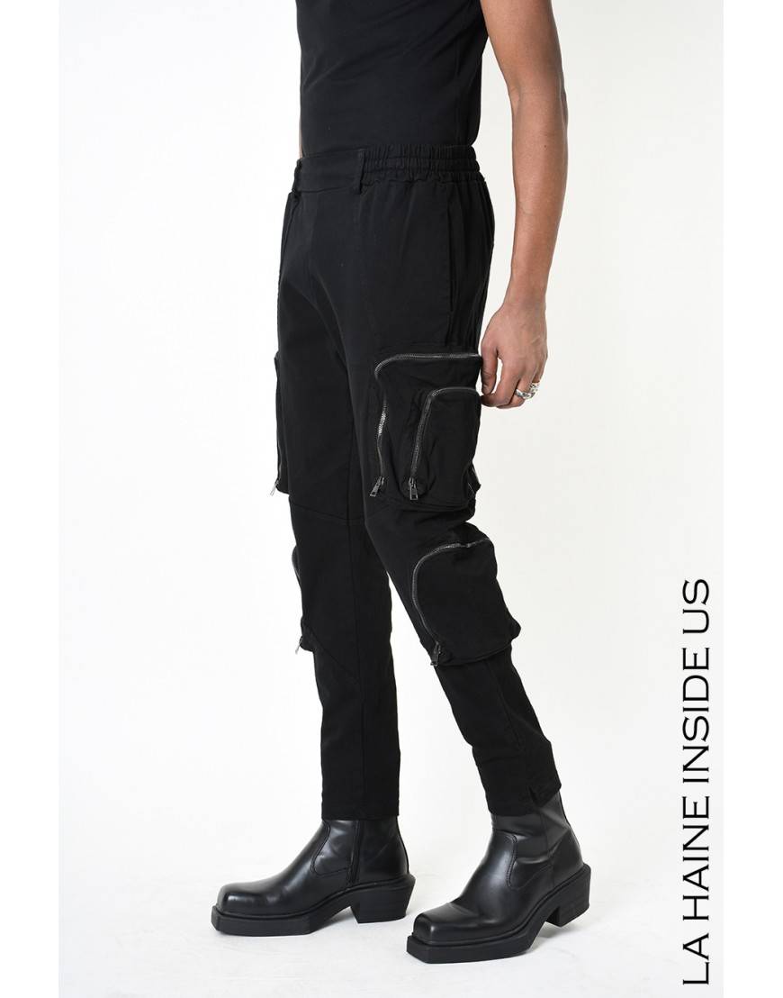 La haine inside us 3B LM190 PANTALONE Nero In Vendita