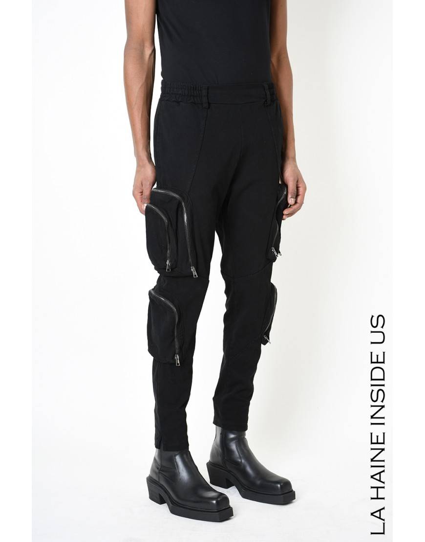 La haine inside us 3B LM190 PANTALONE Nero In Vendita