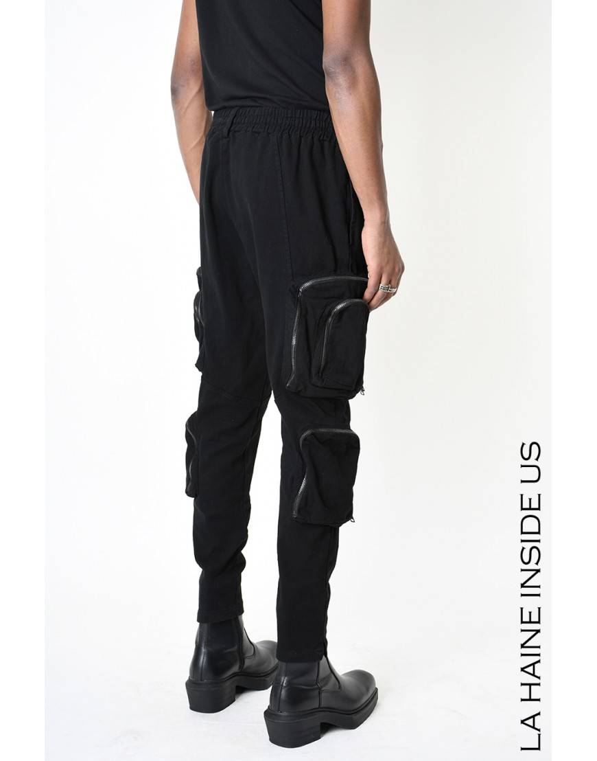 La haine inside us 3B LM190 PANTALONE Nero In Vendita