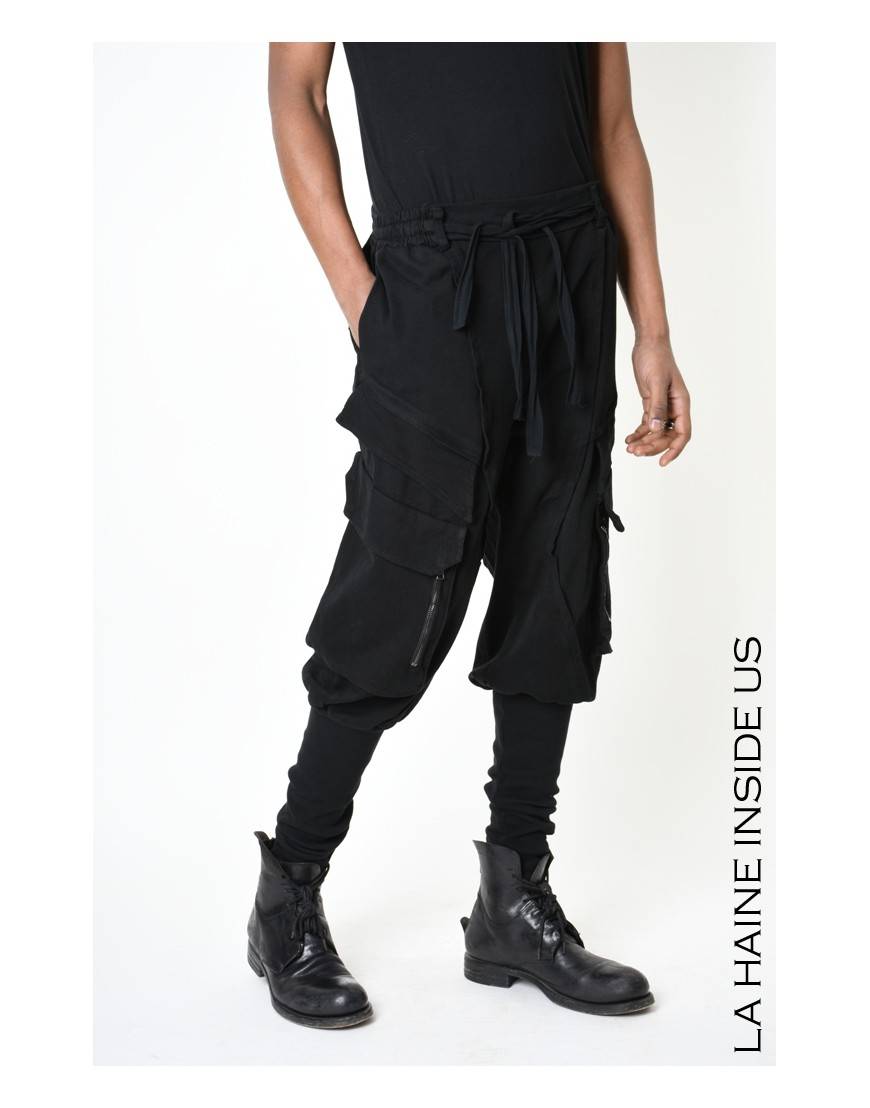 La haine inside us 3B LM191 PANTALONE Nero Offerte