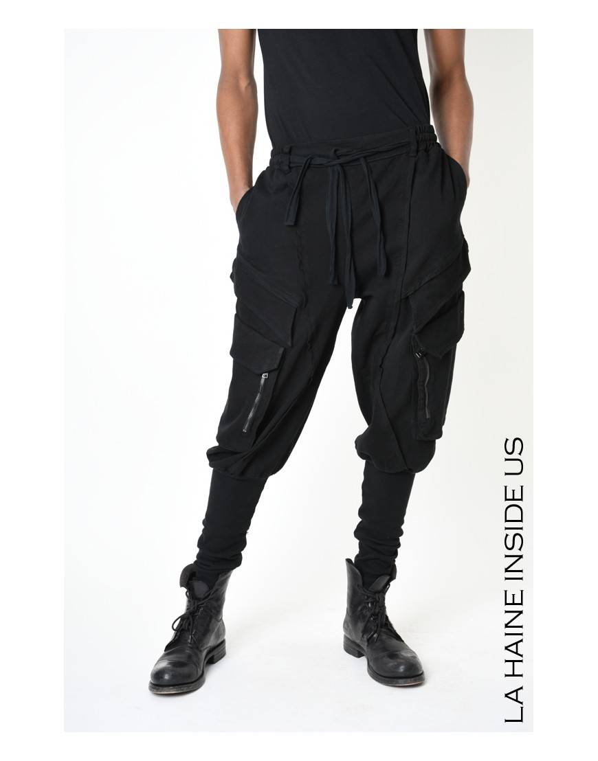 La haine inside us 3B LM191 PANTALONE Nero Offerte