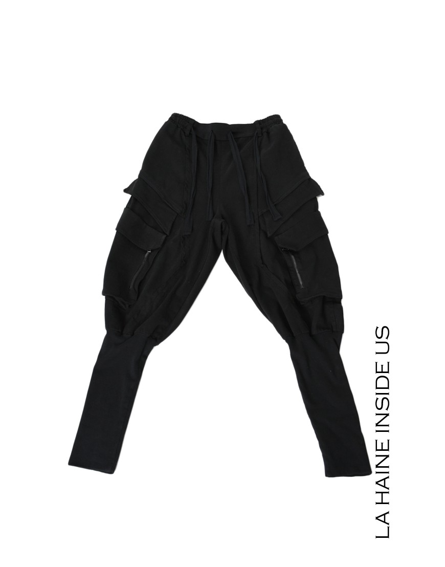 La haine inside us 3B LM191 PANTALONE Nero Offerte