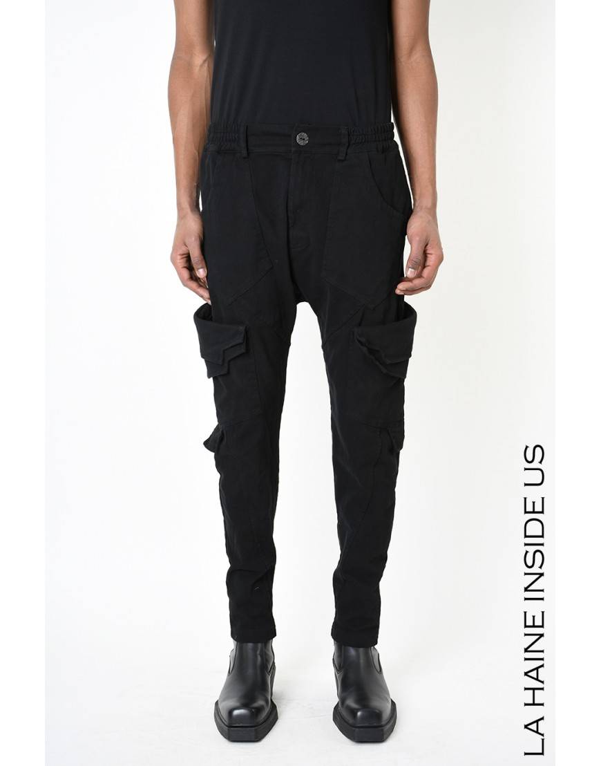 La haine inside us 3B LM192 PANTALONE Nero Vendita Calda