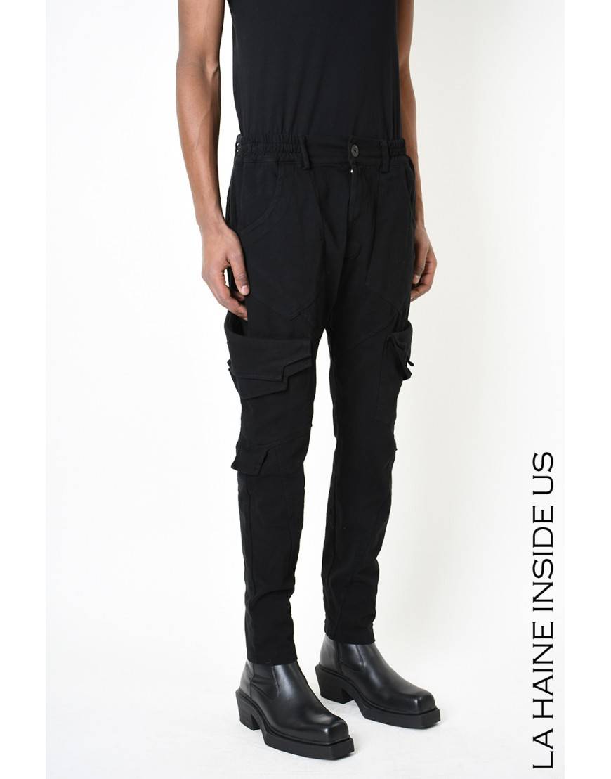 La haine inside us 3B LM192 PANTALONE Nero Vendita Calda