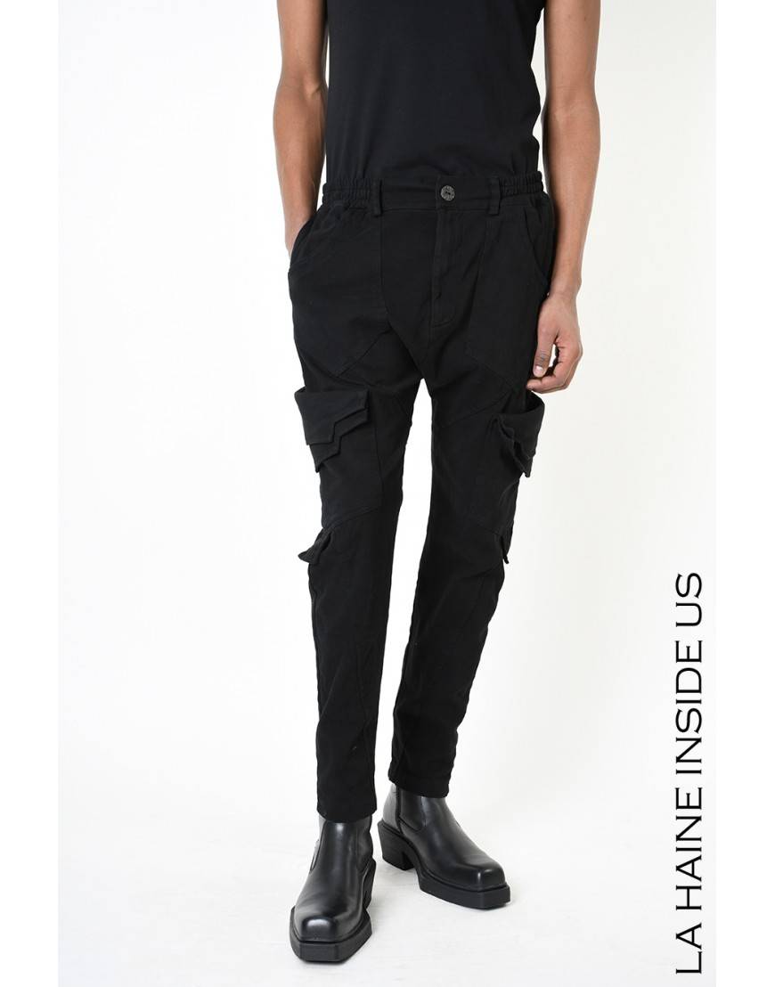 La haine inside us 3B LM192 PANTALONE Nero Vendita Calda