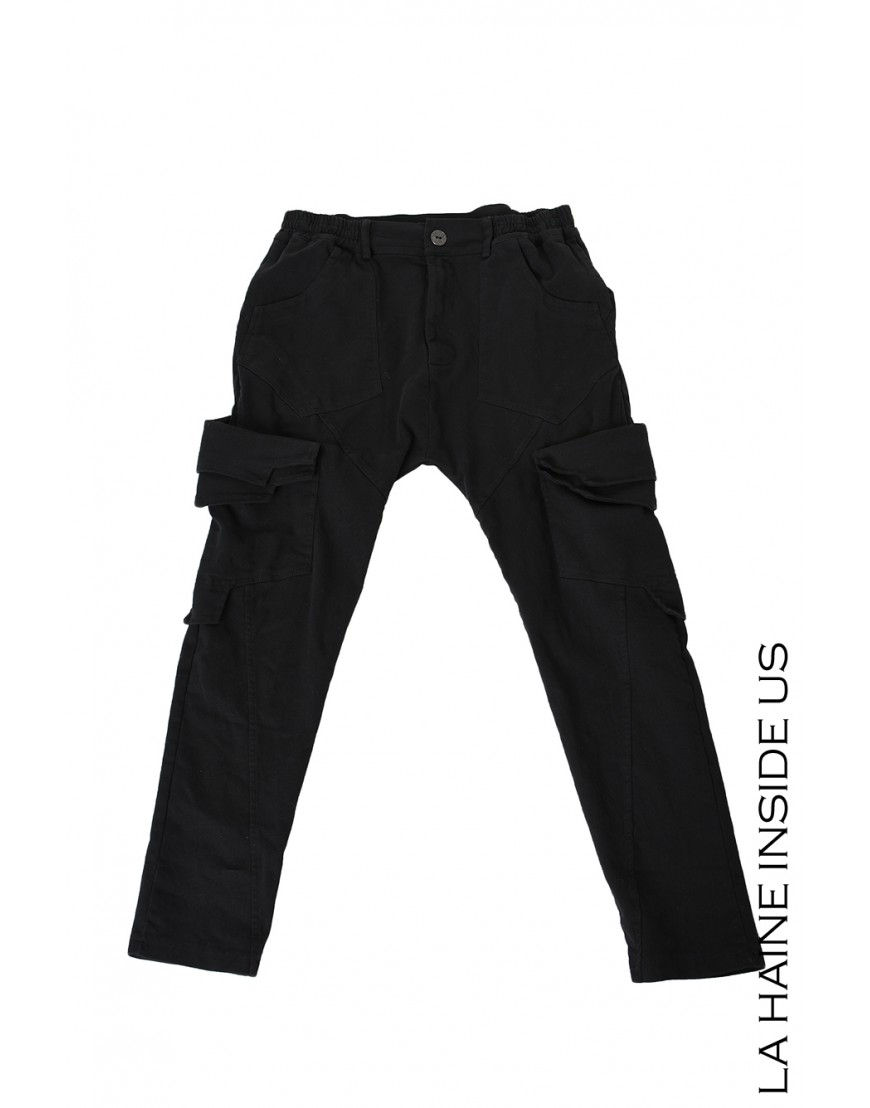La haine inside us 3B LM192 PANTALONE Nero Vendita Calda