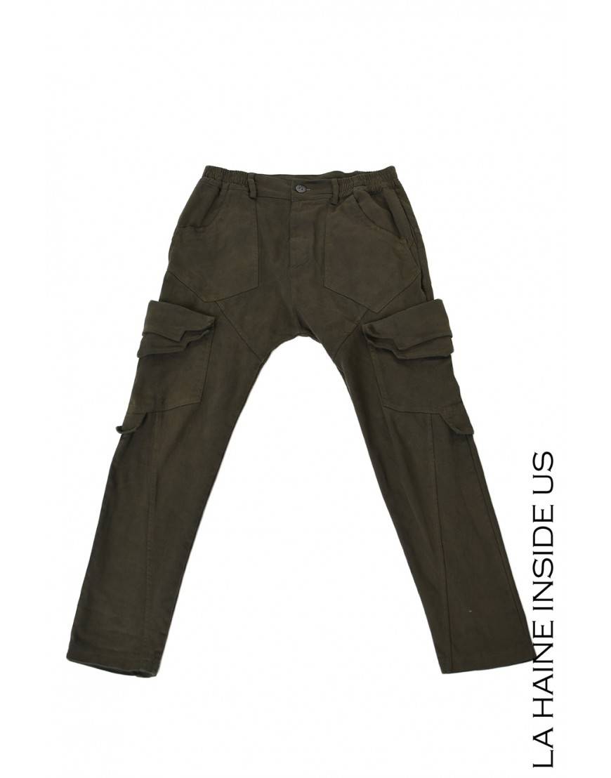 La haine inside us 3B LM192 PANTALONE Verde Vendita Economica