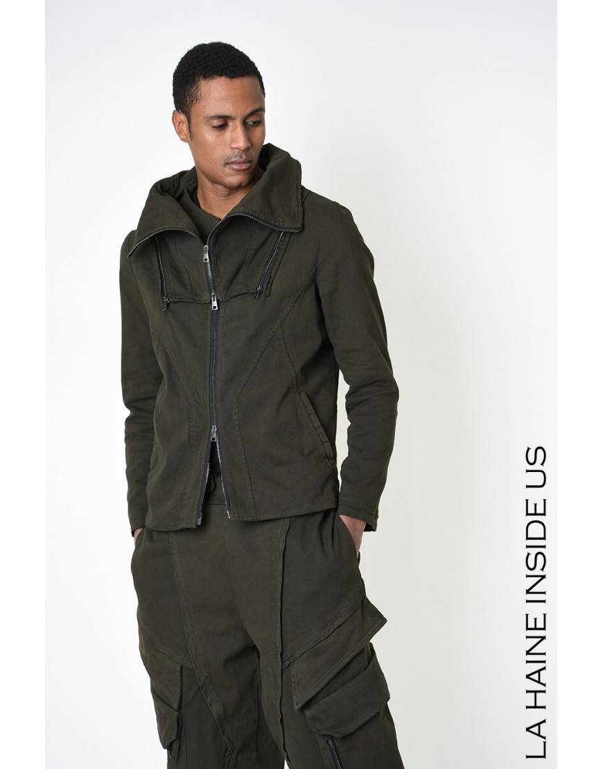 La haine inside us 3B LM194 GIUBBINO Verde Negozio