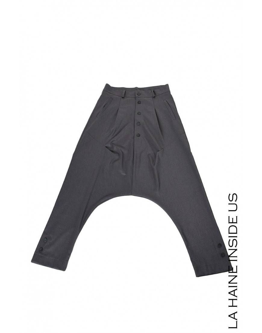 La haine inside us 3B LM195 PANTALONE Grigio In Saldo