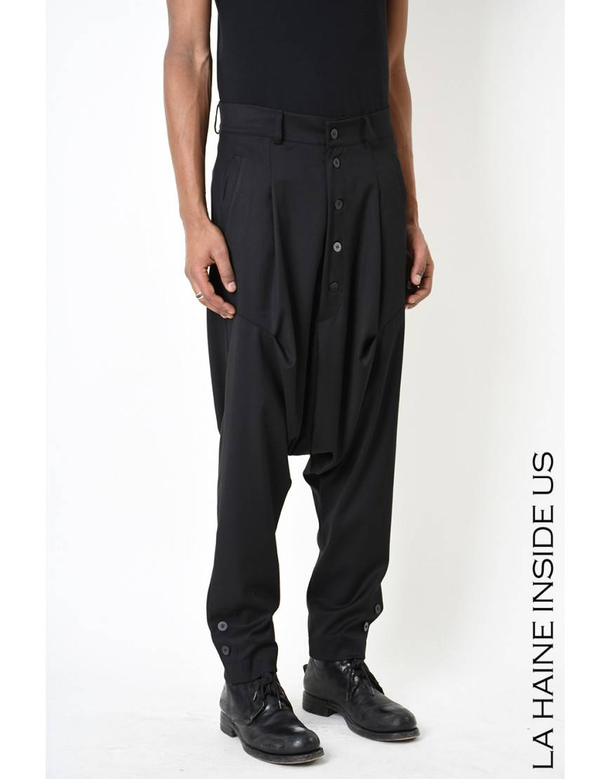 La haine inside us 3B LM195 PANTALONE Nero Nuova