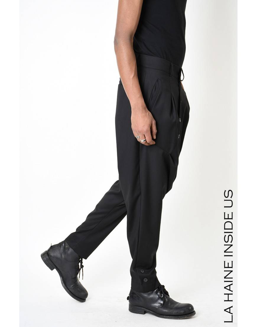 La haine inside us 3B LM195 PANTALONE Nero Nuova