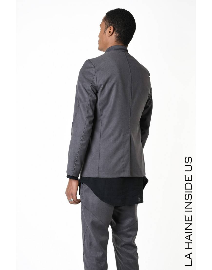 La haine inside us 3B LM196 GIACCA Grigio Moda