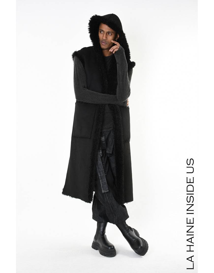 La haine inside us 4- LW860 GILET UNISEX U Nero In Linea