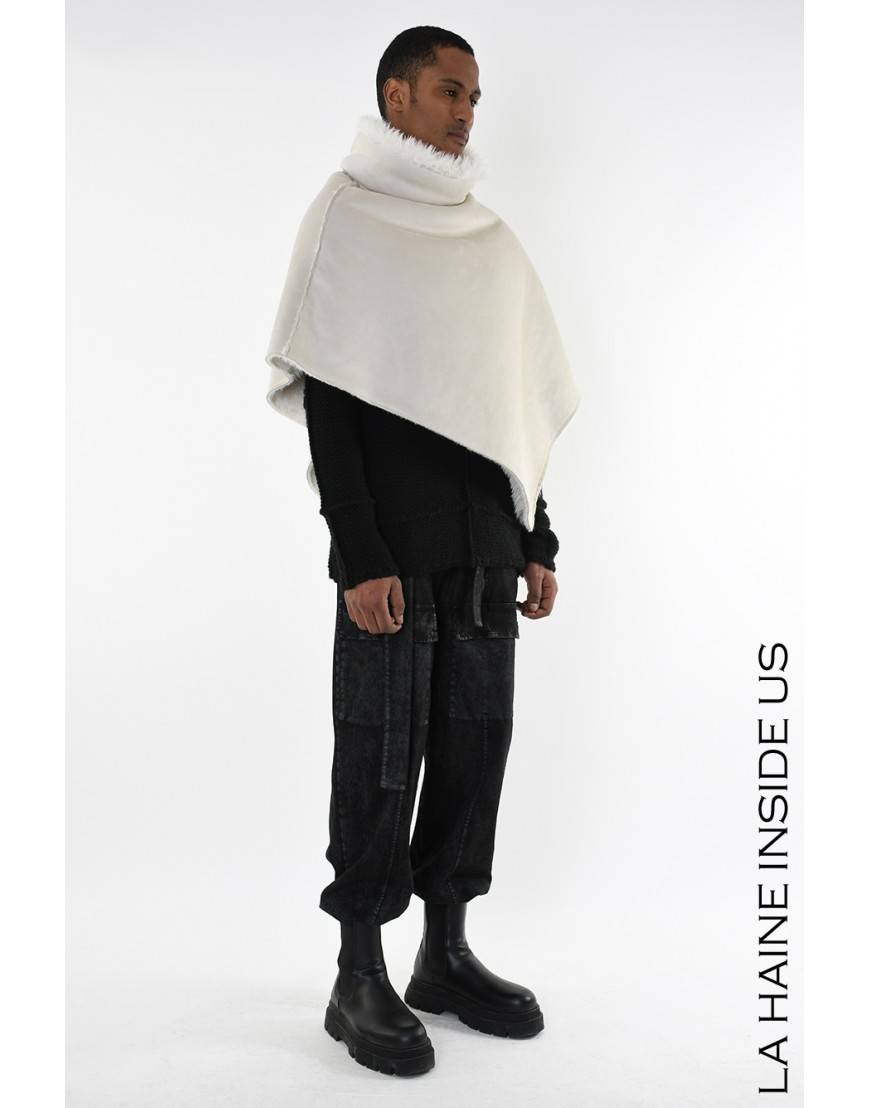 La haine inside us 4- LW862 PONCHO UNISEX U Ice Negozio online di fabbrica