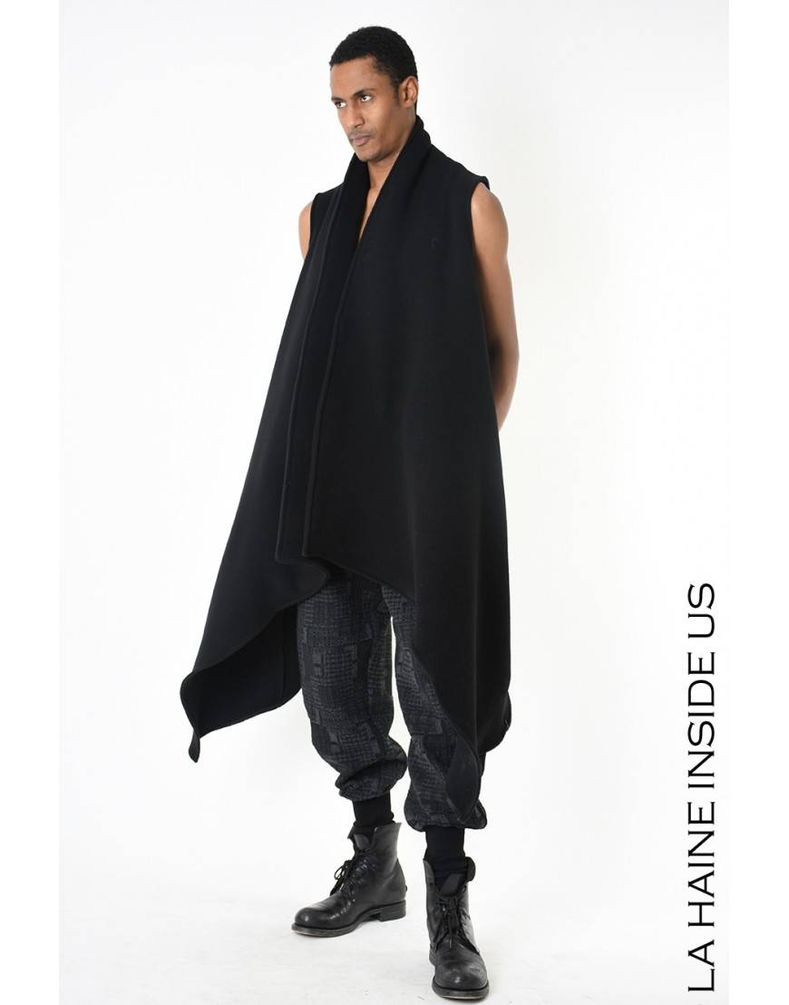 La haine inside us 4B LW797 GILET UNISEX U Nero Vendita