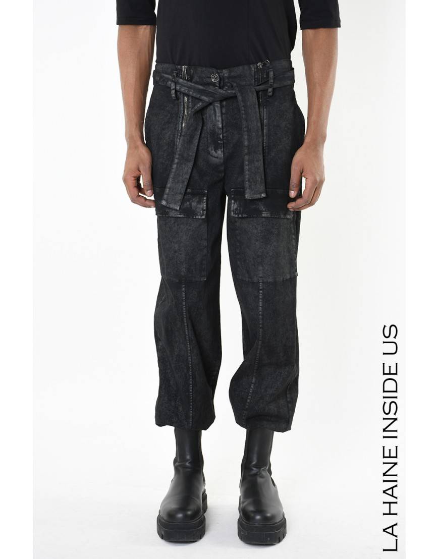 La haine inside us 4B LW880 PANTALONE UNISEX U Nero Promozione
