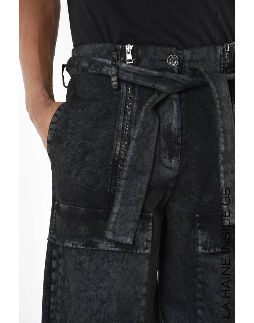 La haine inside us 4B LW880 PANTALONE UNISEX U Nero Promozione