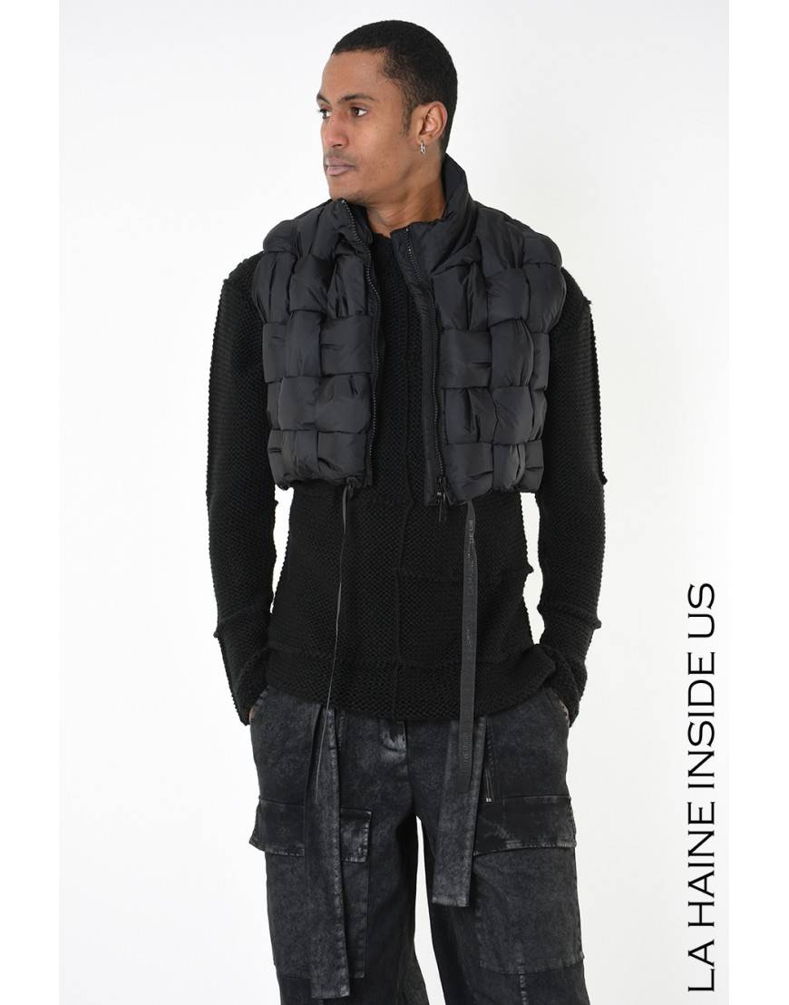 La haine inside us 4P LW941 PETTORINA UNISEX U Nero Fino Al -60%
