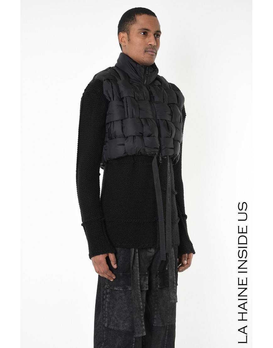 La haine inside us 4P LW941 PETTORINA UNISEX U Nero Fino Al -60%