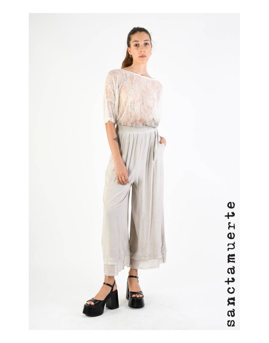 La haine inside us 9B SM339 PANTALONE Ivory Online Outlet