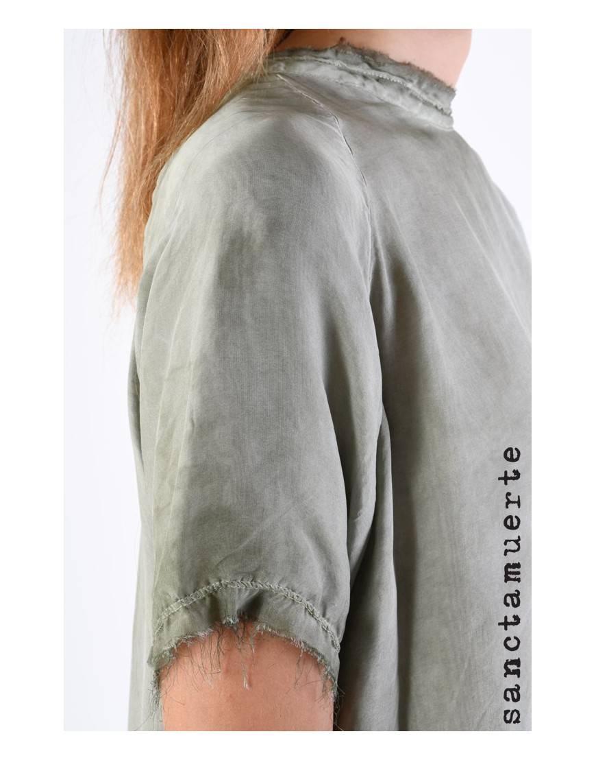 La haine inside us 9B SM344 T-SHIRT Olive Offerta temporanea