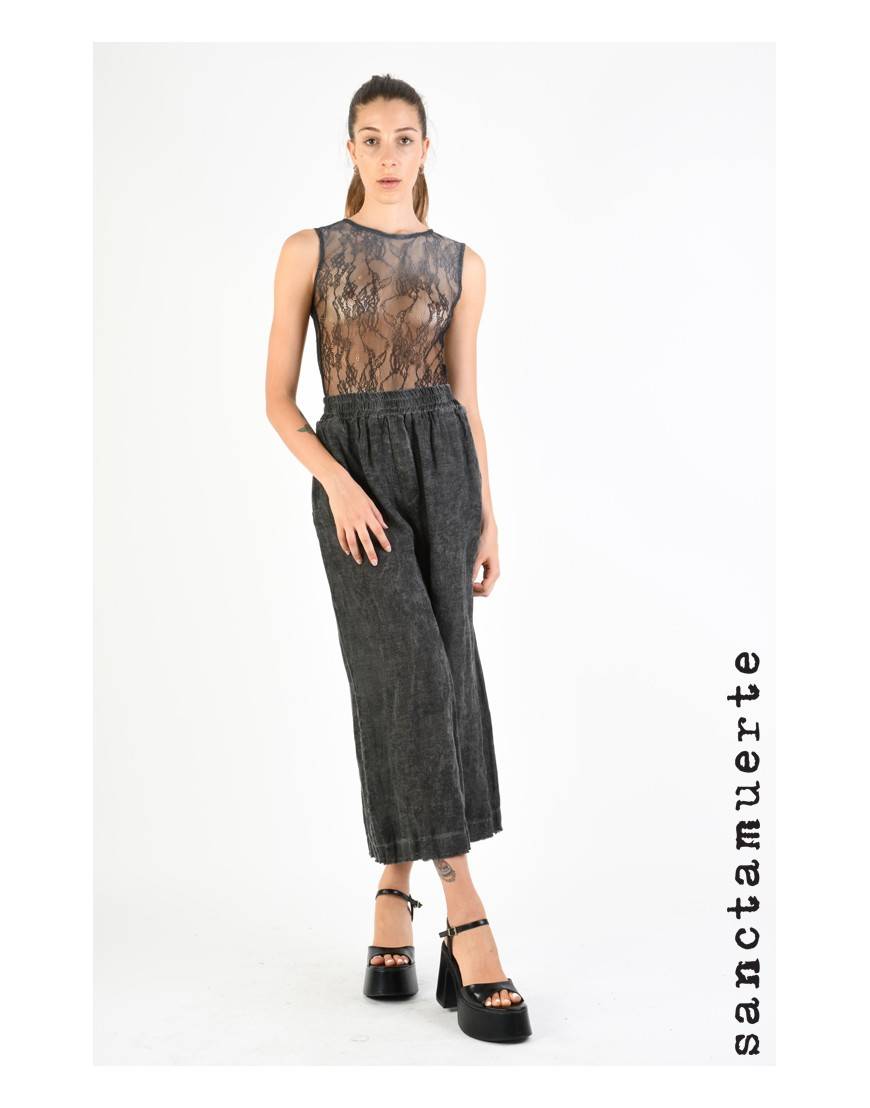 La haine inside us 9B SM387 PANTALONE Grigio Comprane uno, ottenene uno gratis