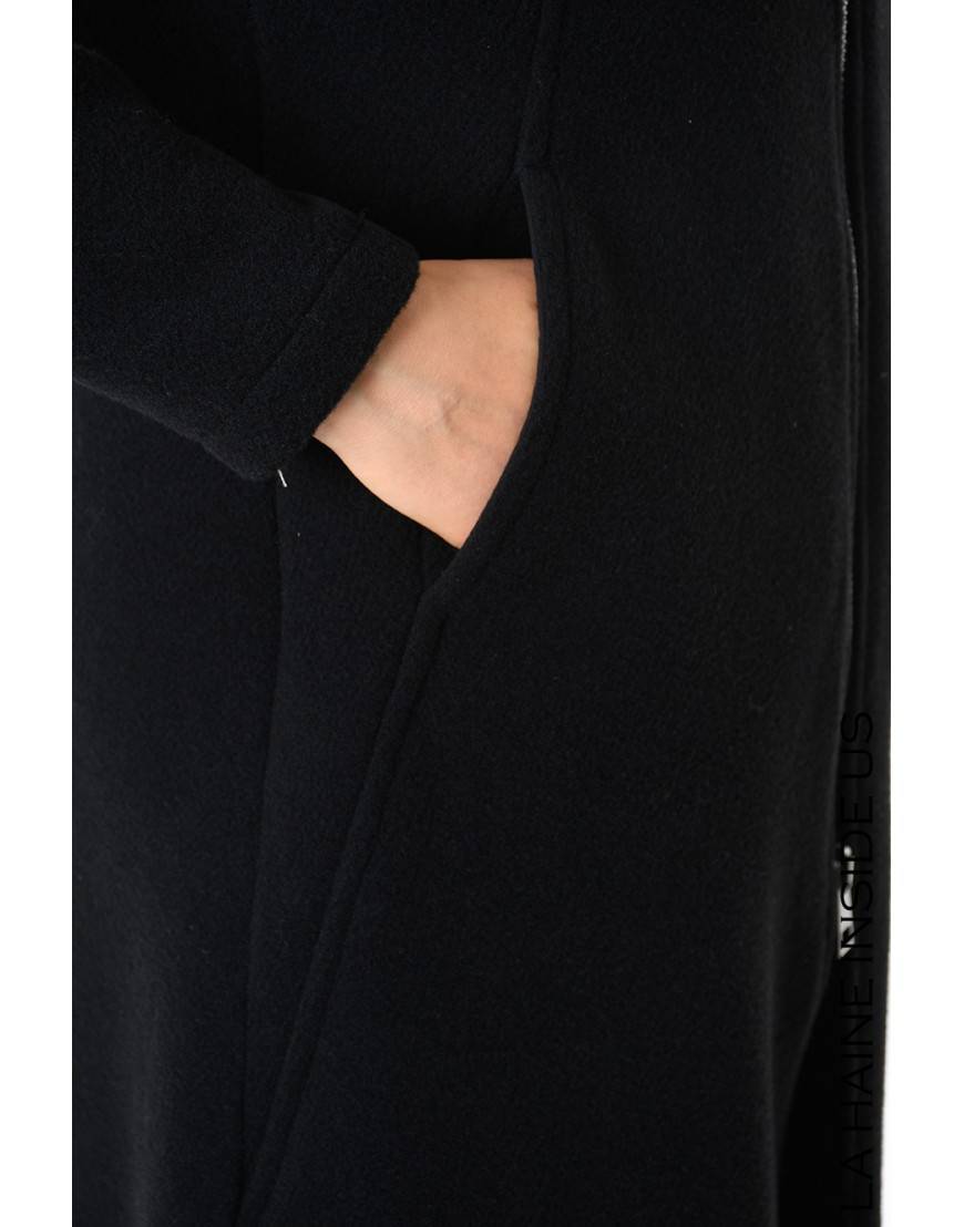La haine inside us 4B LW798 CAPPOTTO Nero Promozione temporanea