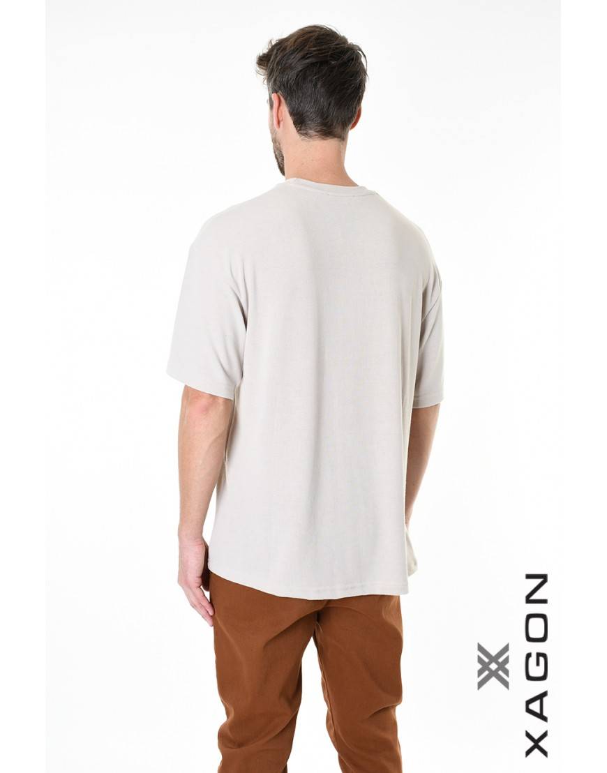 La haine inside us T-SHIRT 2ZUTS06 Beige Fino al 55% di sconto