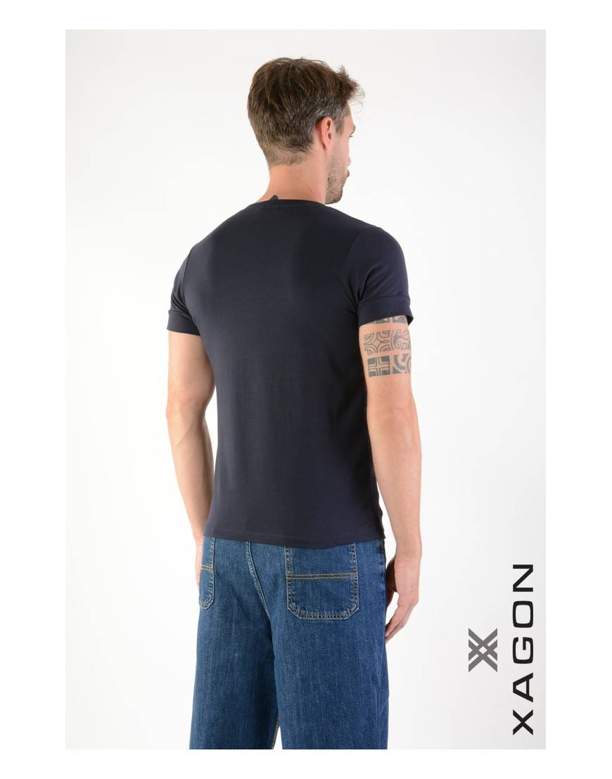 La haine inside us T-Shirt MD1012 Blu Esporta salva