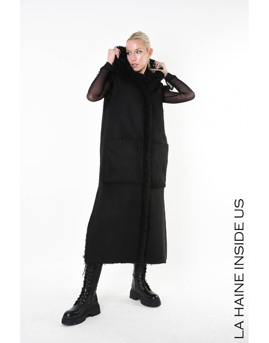 La haine inside us 4- LW860 GILET UNISEX D Nero In Linea