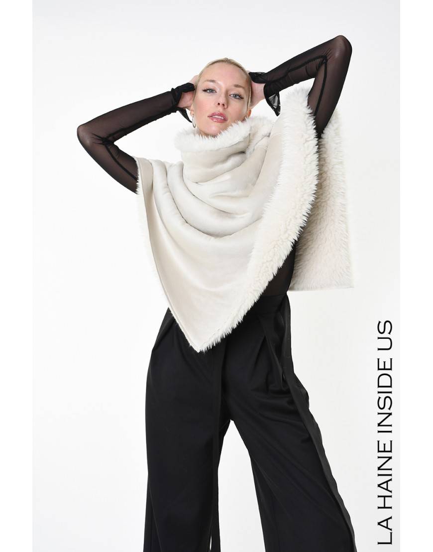 La haine inside us 4- LW862 PONCHO UNISEX D Ice Vendita