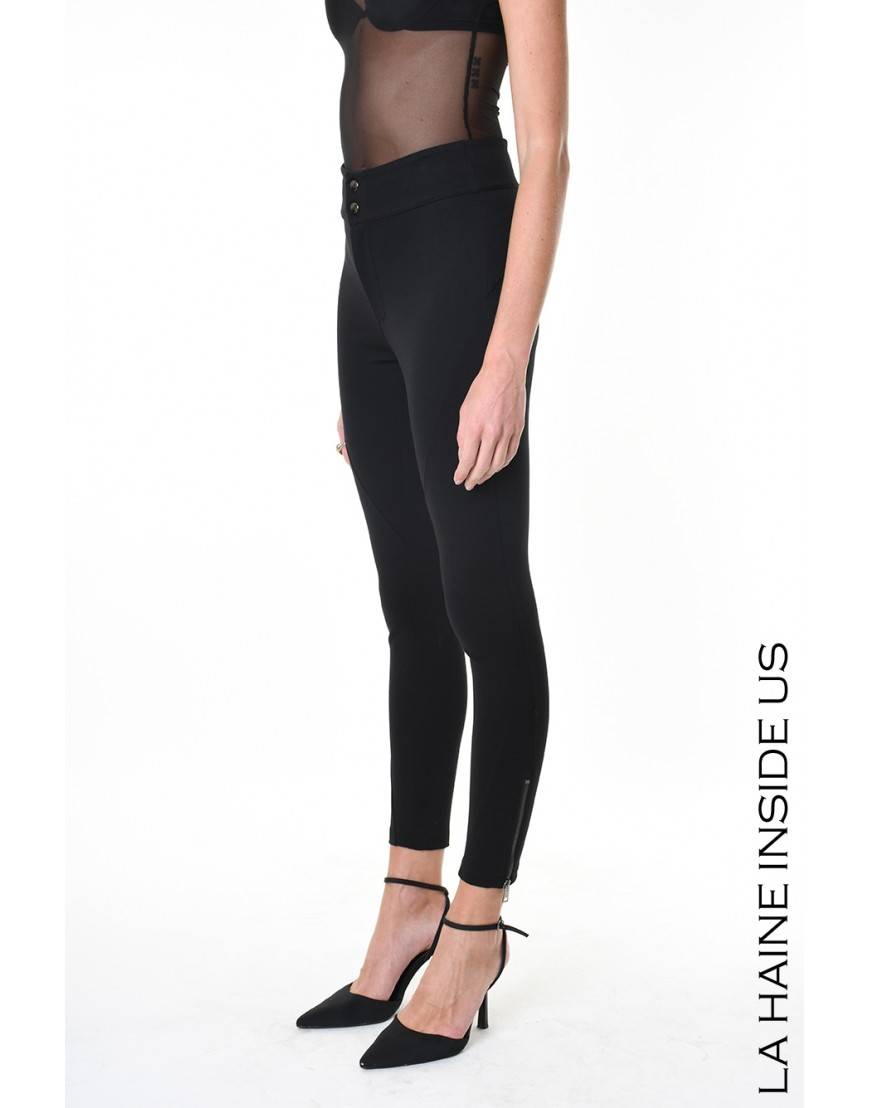 La haine inside us 4B LW550 PANTALONE Nero Pezzi Unici