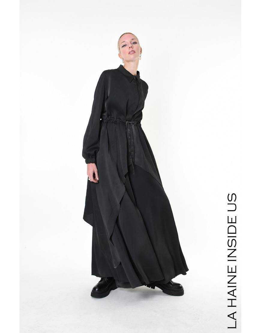 La haine inside us 4V LW918 CAMICIA Nero Fino Al -60%