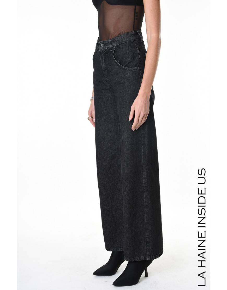 La haine inside us 4X LW833 JEANS Nero Sottocosto
