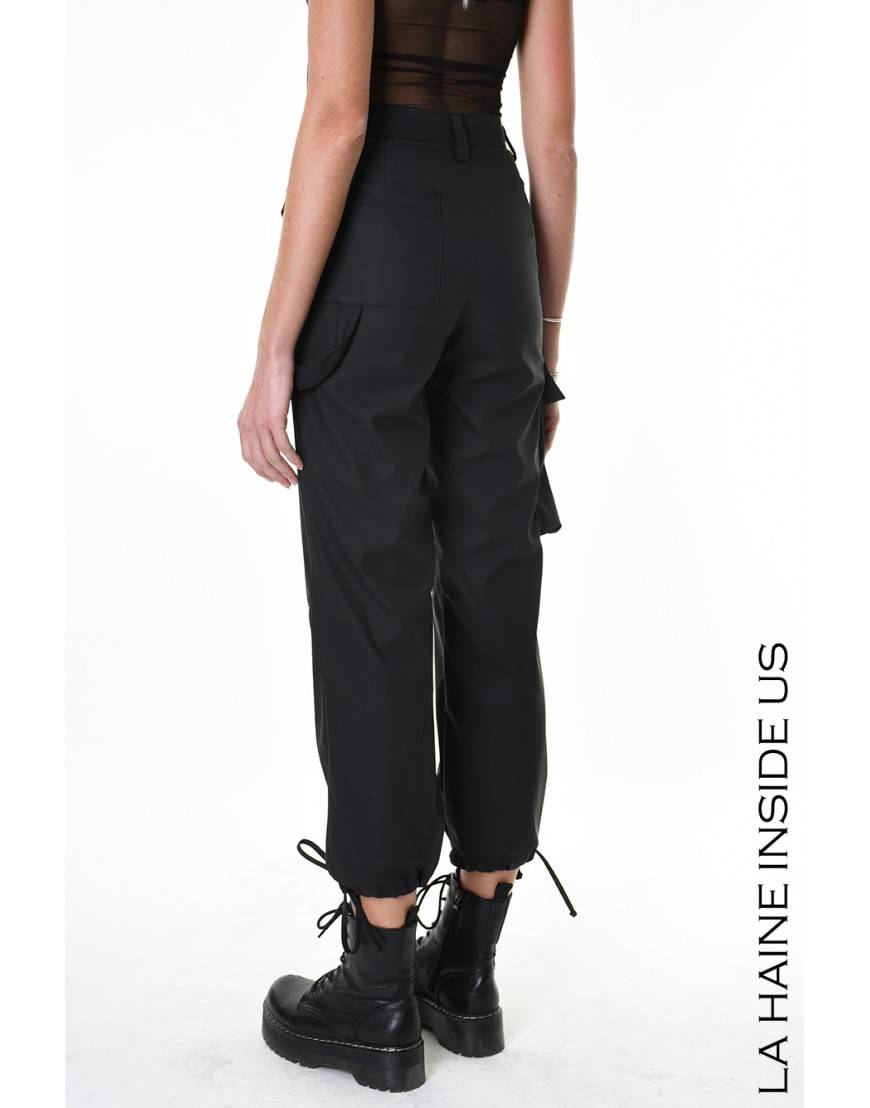 La haine inside us 4Z LW688 PANTALONE Nero Sconto