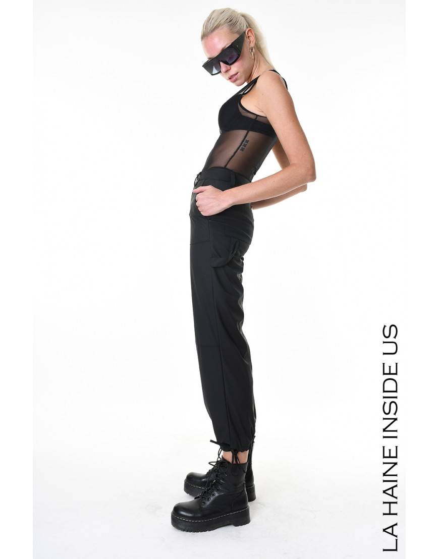 La haine inside us 4Z LW688 PANTALONE Nero Sconto